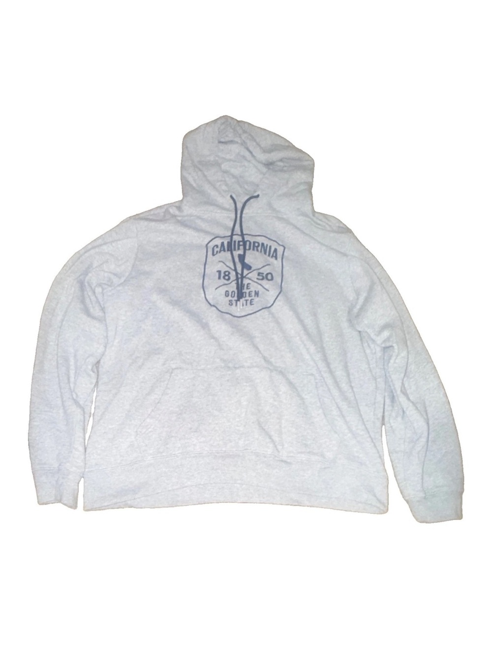 Light Gray California Graphic Pullover Hoodie